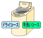 スカートの洗濯